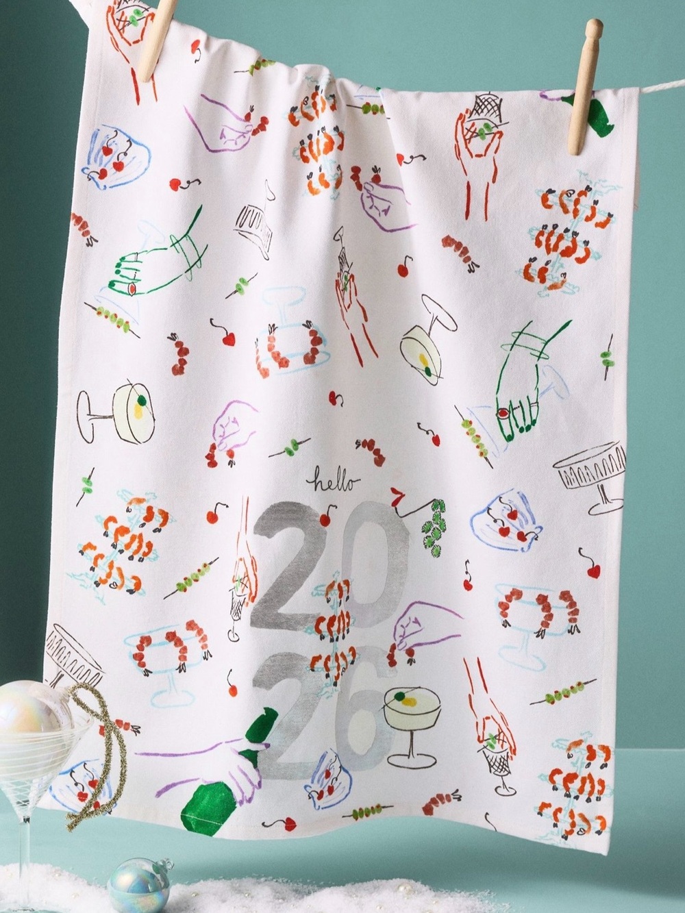 Anthropologie Phthalo Ruth 2026 Dish Towel